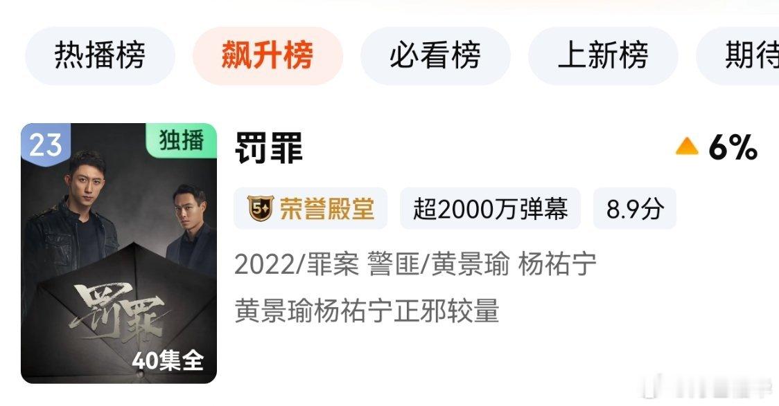 周末了，爱奇艺的会员又开始看《罚罪2》《罚罪》和《孤战迷城》了，快点把《斗贼》端