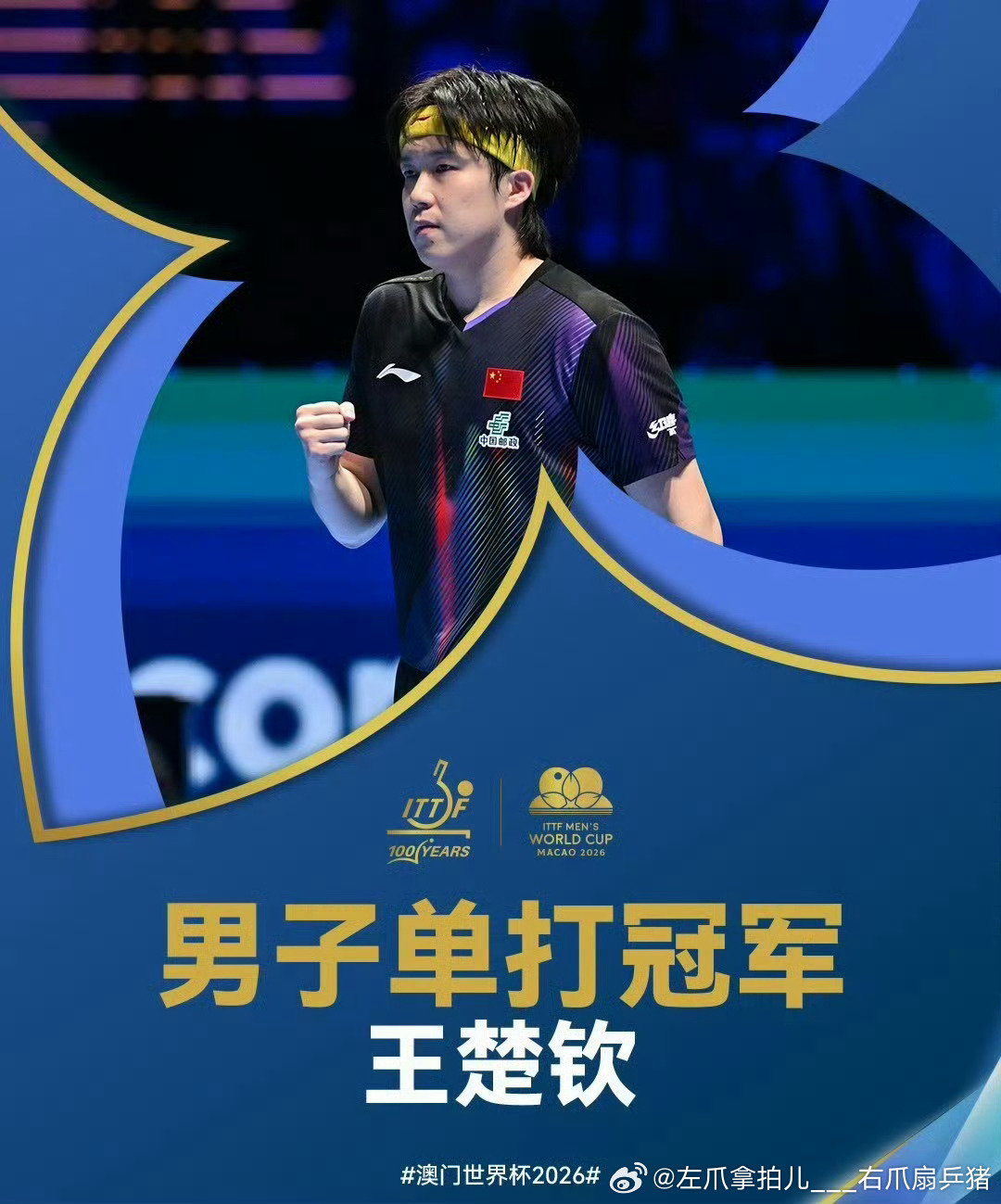 王楚钦夺冠是你👑🏆 