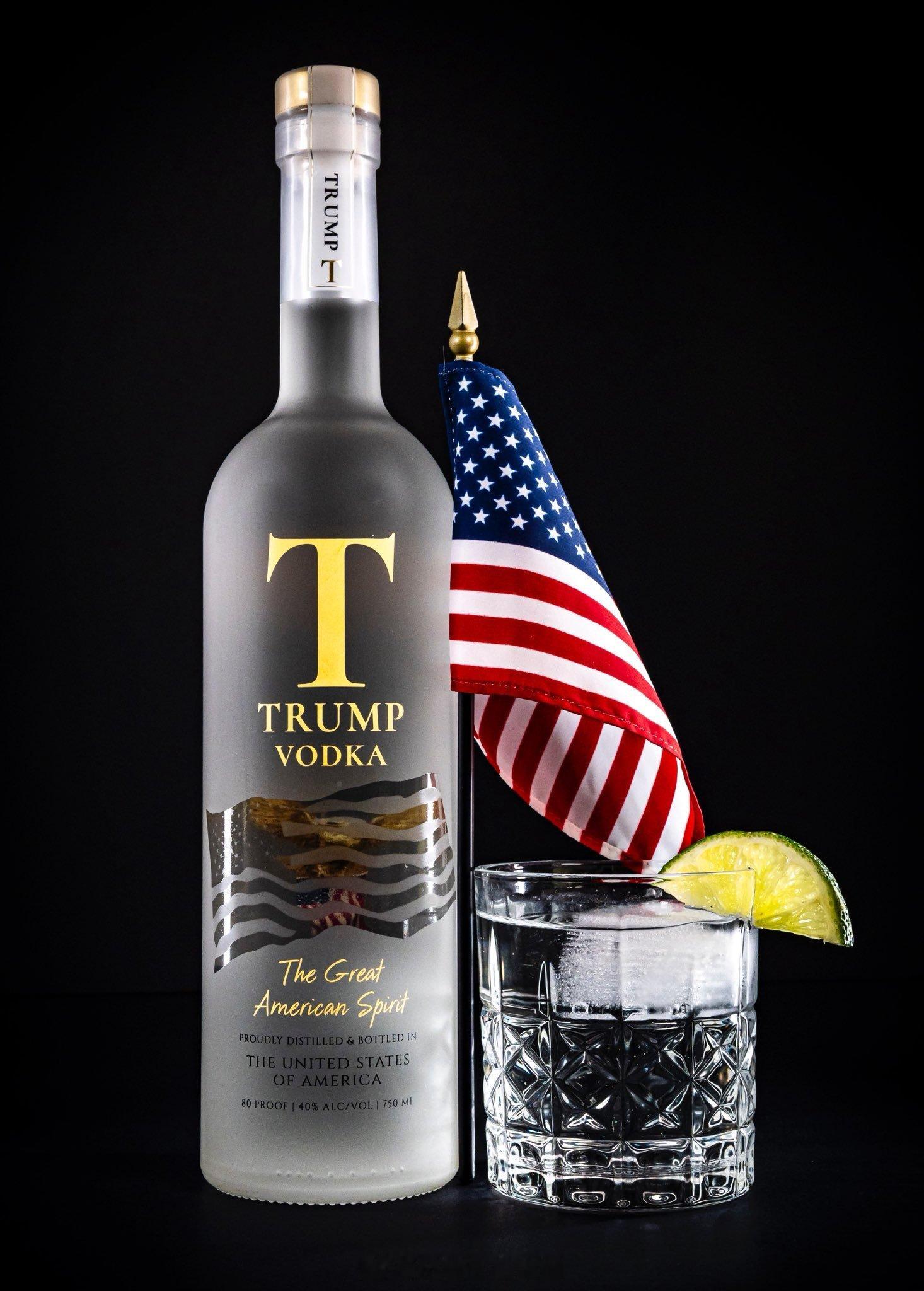 不是段子，川普开始卖伏特加，开始预售，$47.45一瓶。海外新鲜事 www.tr