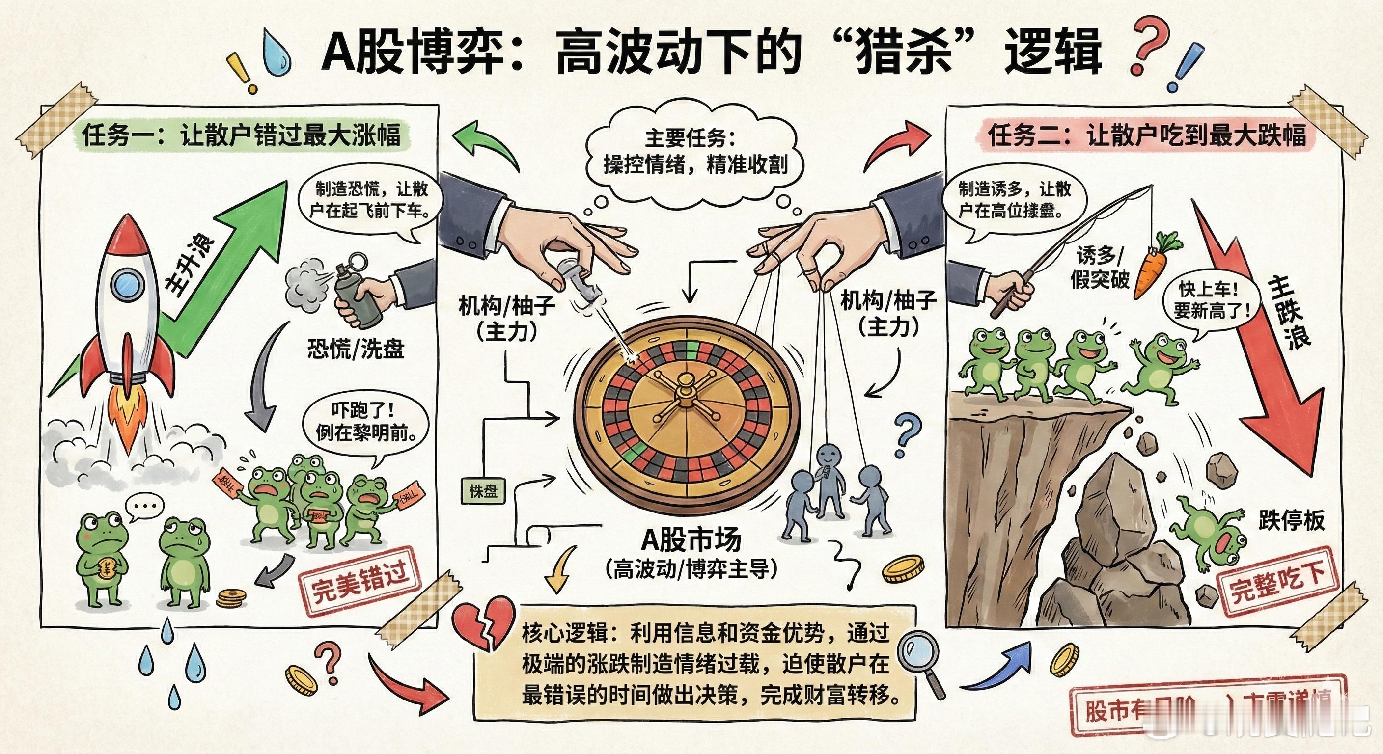 所以反过来说，在A股这种高波动率，博弈主导的市场，机构/柚子的一个主要任务是“如