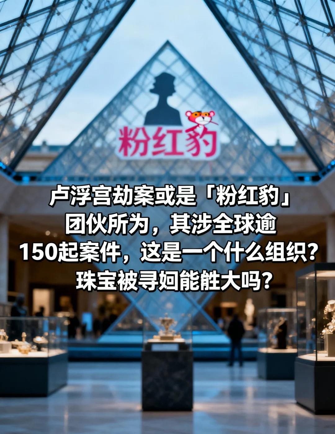 粉红豹劫案？珠宝能追回吗？💎
哇塞姐妹们！今天吃到一个惊天大瓜🍉卢浮宫居然被