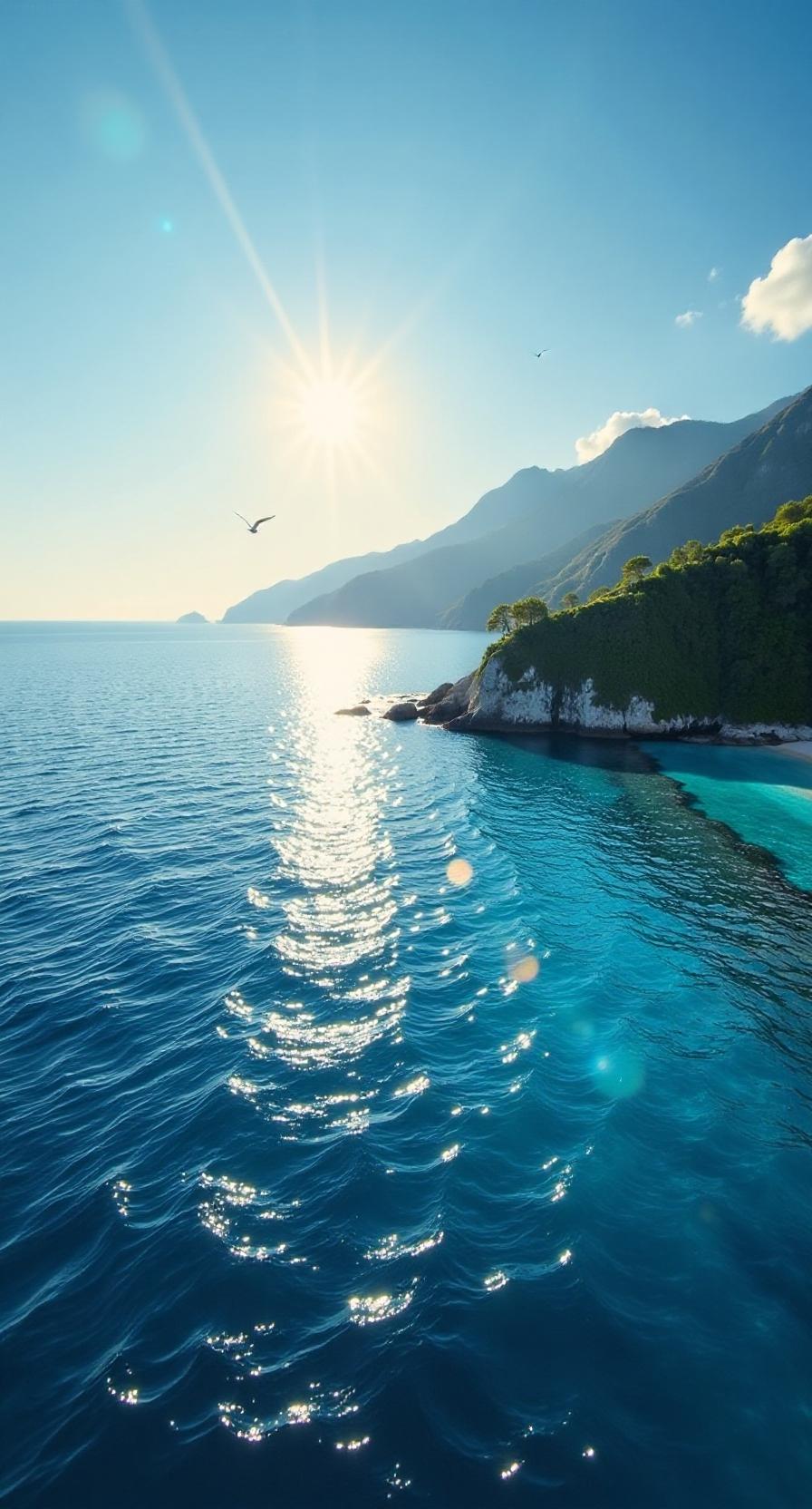 上联:小路清风过
下联:远海孤影来