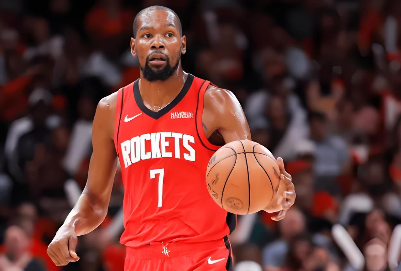 37岁130天，杜兰特创火箭队史拿下30分5抢断，年龄最大记录。

火箭又输了，