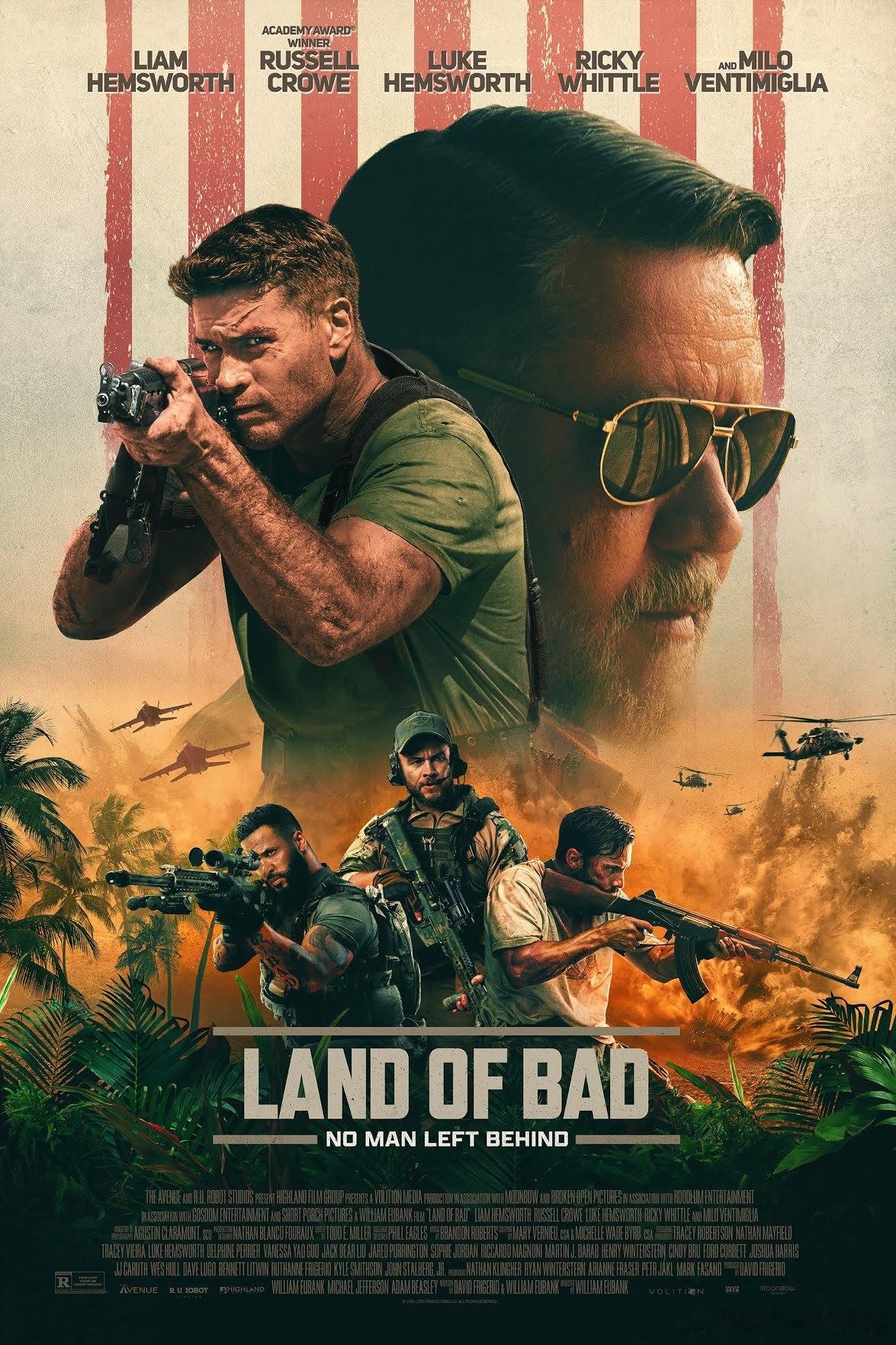 看了一个我觉得还行的电影<Land Of Bad>(天眼救援), 简简单单的军事