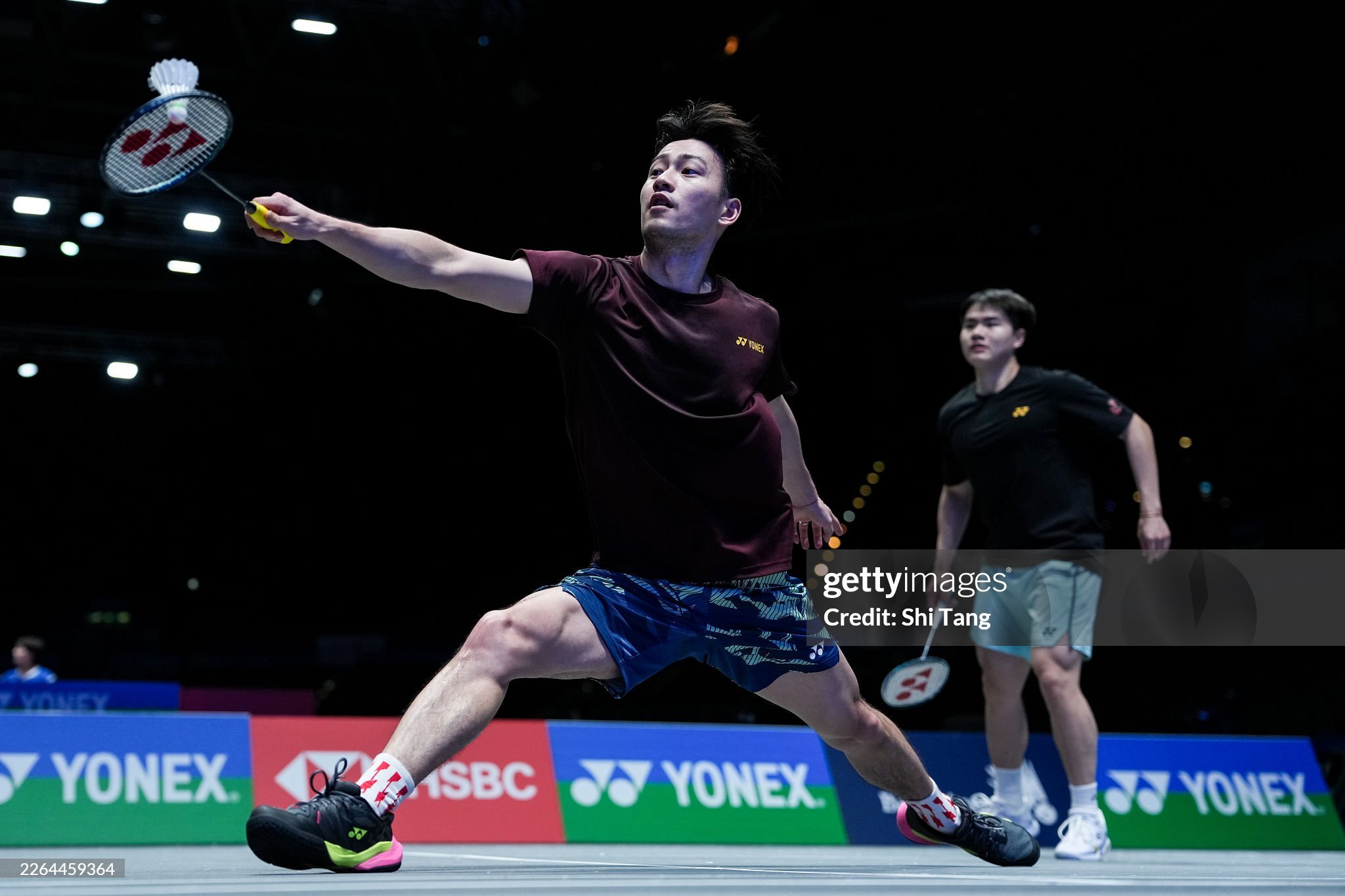 梁王驾到梁王组合 梁王加油 -赛事图文-2026全英公开赛20260302 场地