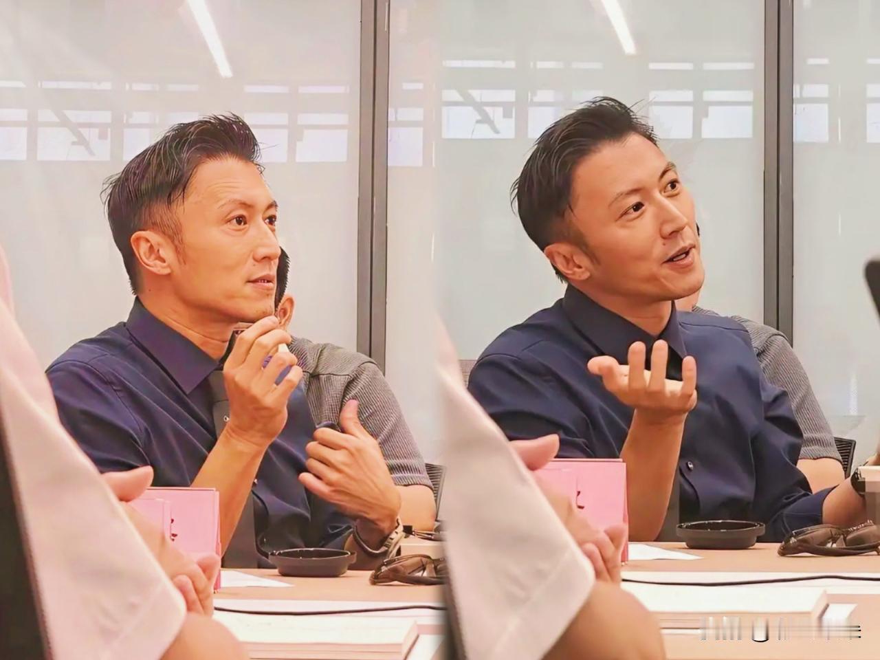 46岁谢霆锋素颜被路人偶遇拍下。

脱离了镜头滤镜，

跟荧幕上光鲜的模样差距不