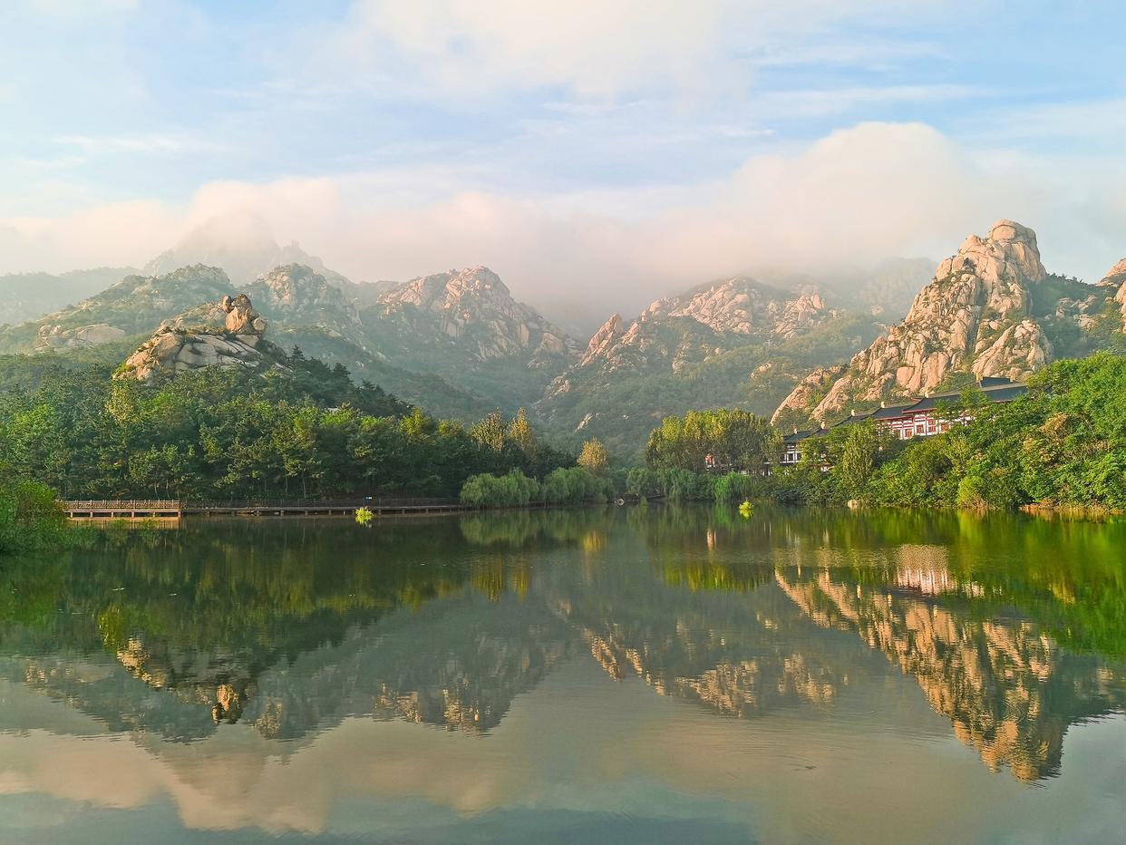 铜山吕梁风景区的一处美景，看看就令心旷神怡。