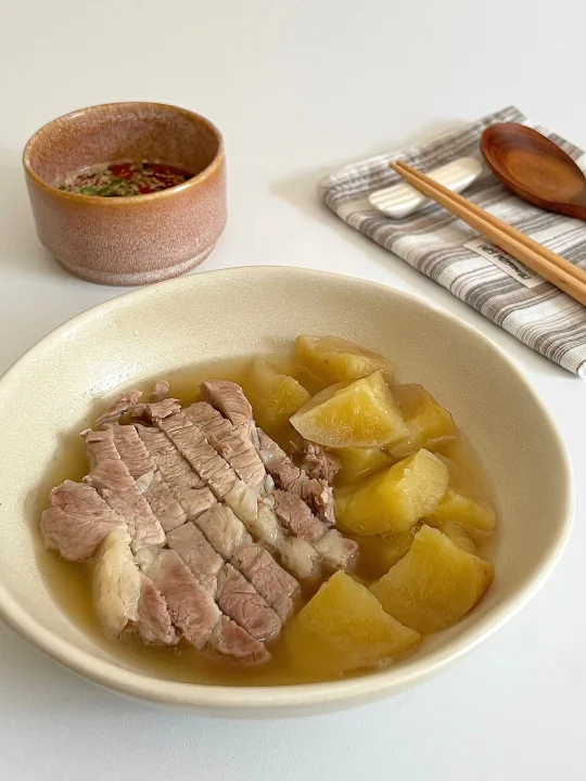 谁还没吃过苹果白切肉啊！！