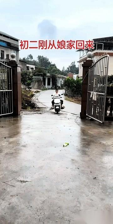 上午走的时候，还挺体面，左手一只鸡，右手一只鸭。
下午回来，好家伙，我直接好家伙