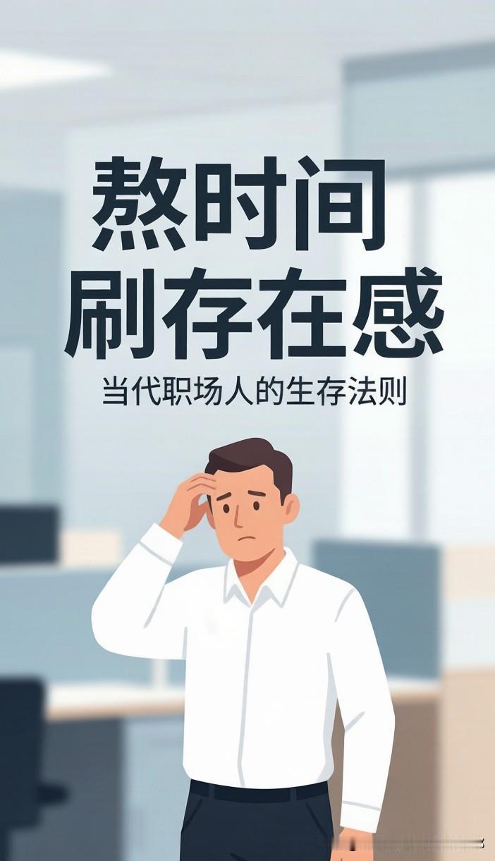 这年头有些中层领导真是绝了，下班了屁股黏在椅子上死活不走。明明活儿都干完了，非得