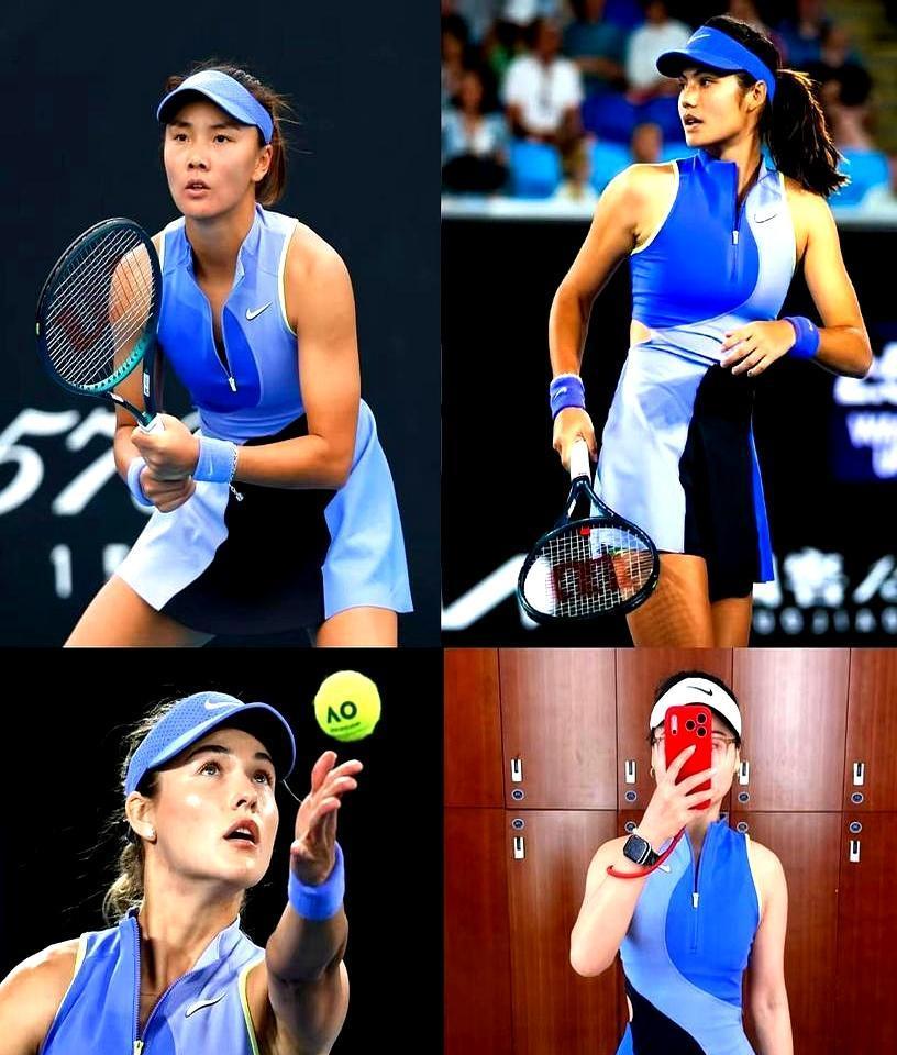 她把价值一套县城首付的“睡衣”穿进红土屠宰场，对手挥拍带泥，她挥拍带香。
Dio