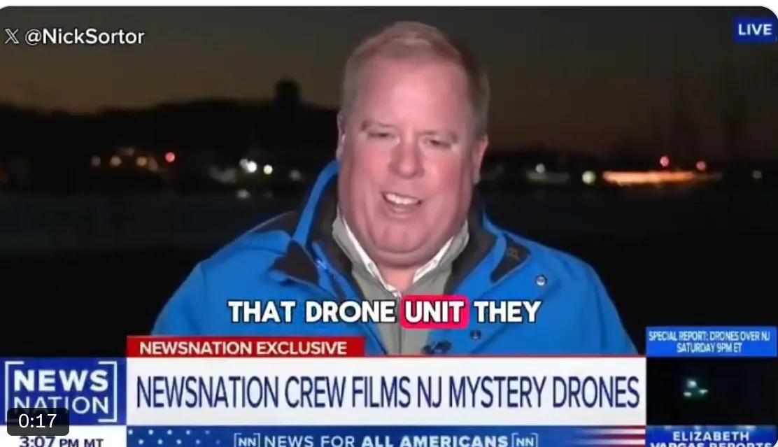 50 架神秘无人机袭击新泽西上空！

新泽西州居民发现数十架神秘的 8 至 10