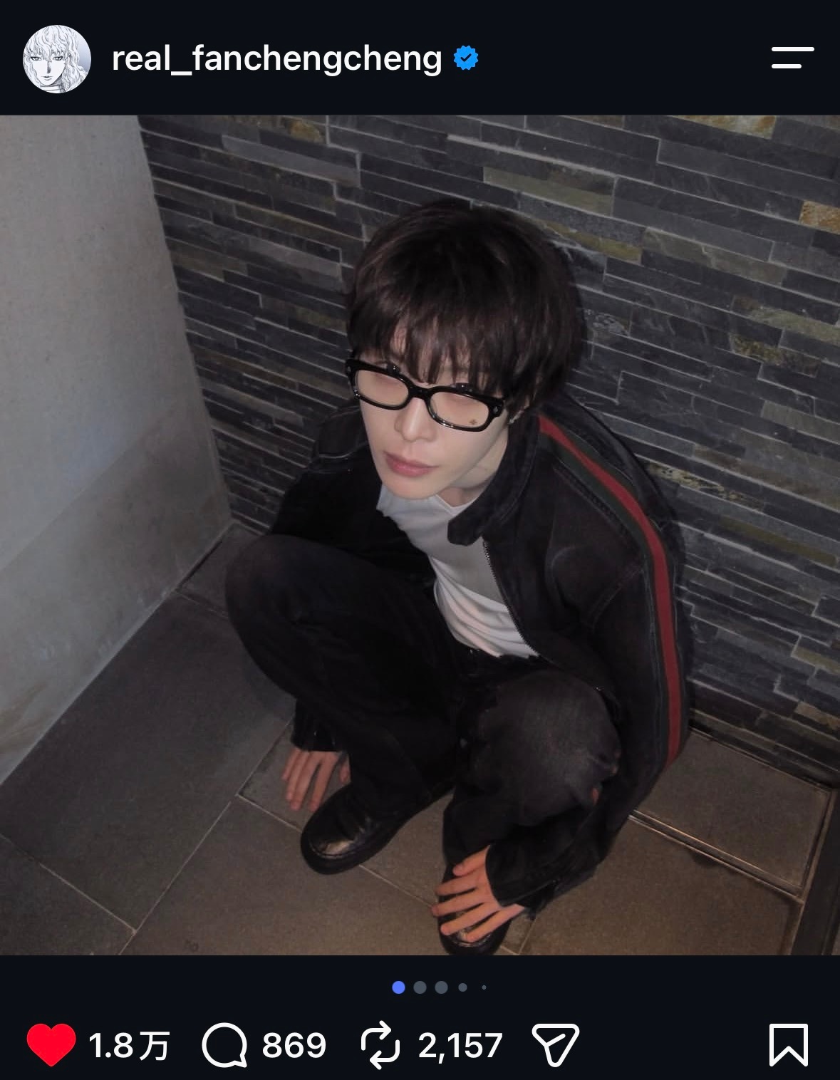 ins百万博主更新🕶️网韩男高男头 