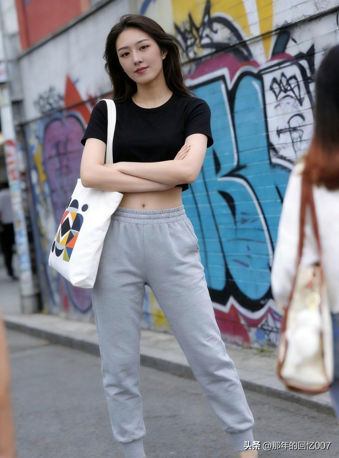 看到一个女孩靠墙摆着酷酷的姿势，瞬间被她的气场拿捏了。想起那些拍出酷帅风格照片的