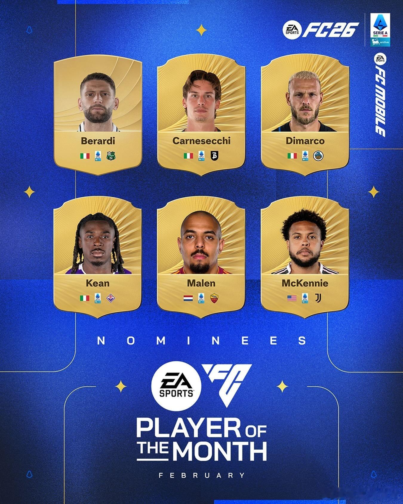 不论是球队战绩还是个人数据，2月份意甲最佳球员都应该是迪马尔科！国际米兰意甲热点