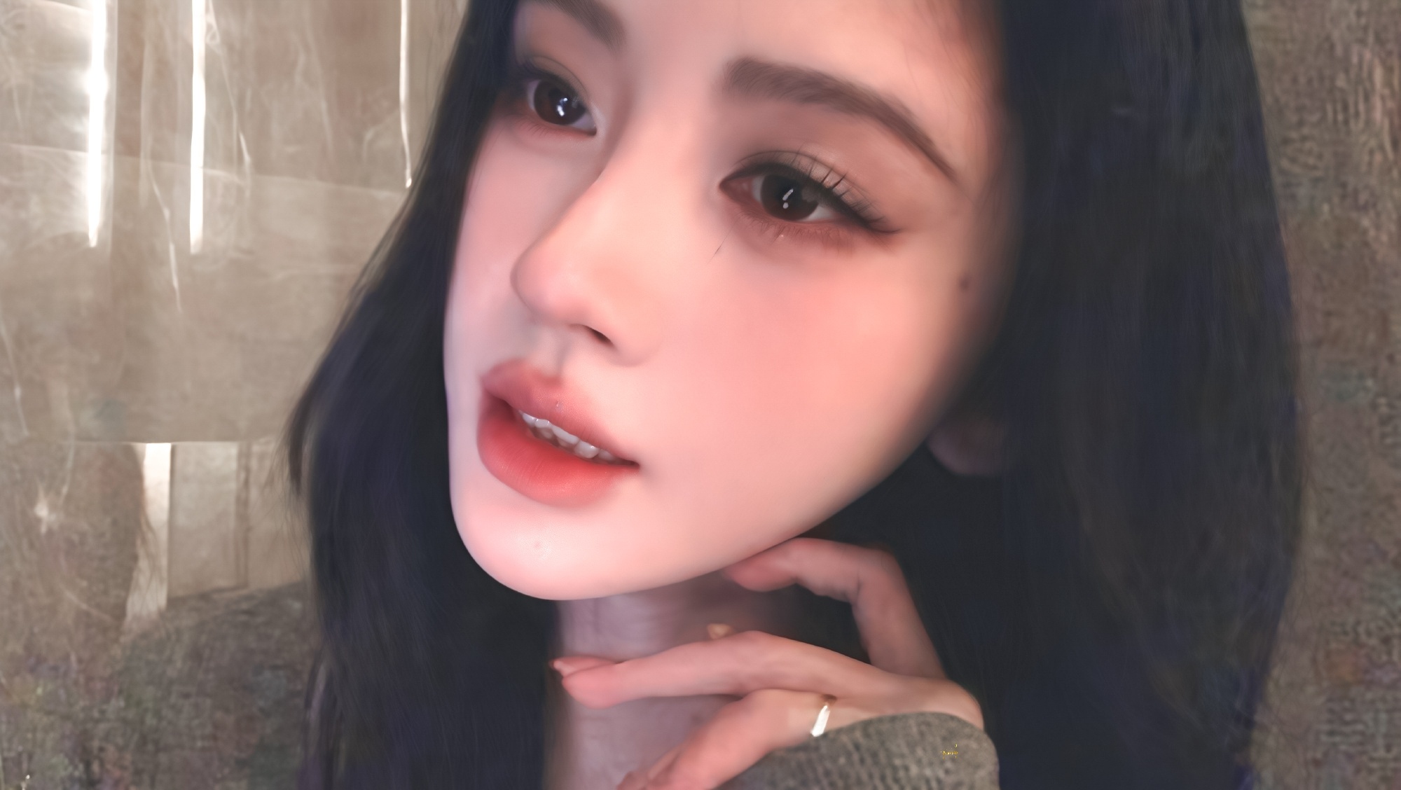 久违的浴室歌手🎤鞠婧祎高糊也挡不住的美貌 ​​​