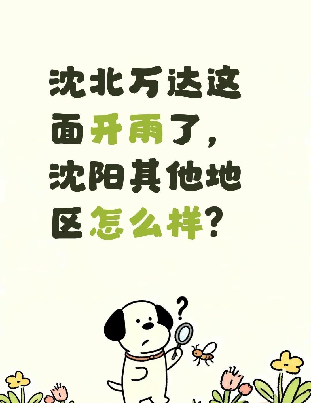 沈北万达这面开雨了，沈阳其他地区怎么样？沈阳天气 萧敬腾