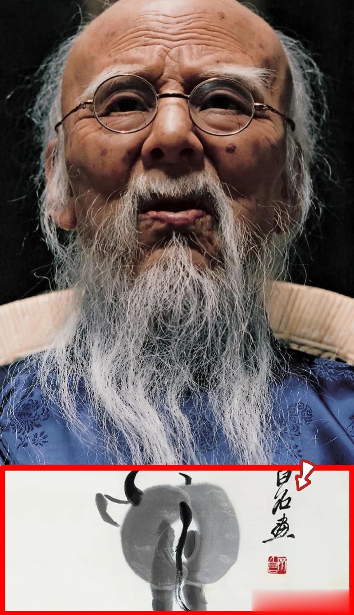 一次，国画大师齐白石参加宴会，架不住朋友们纷纷起哄，现场挥毫泼墨画了一头牛，大家
