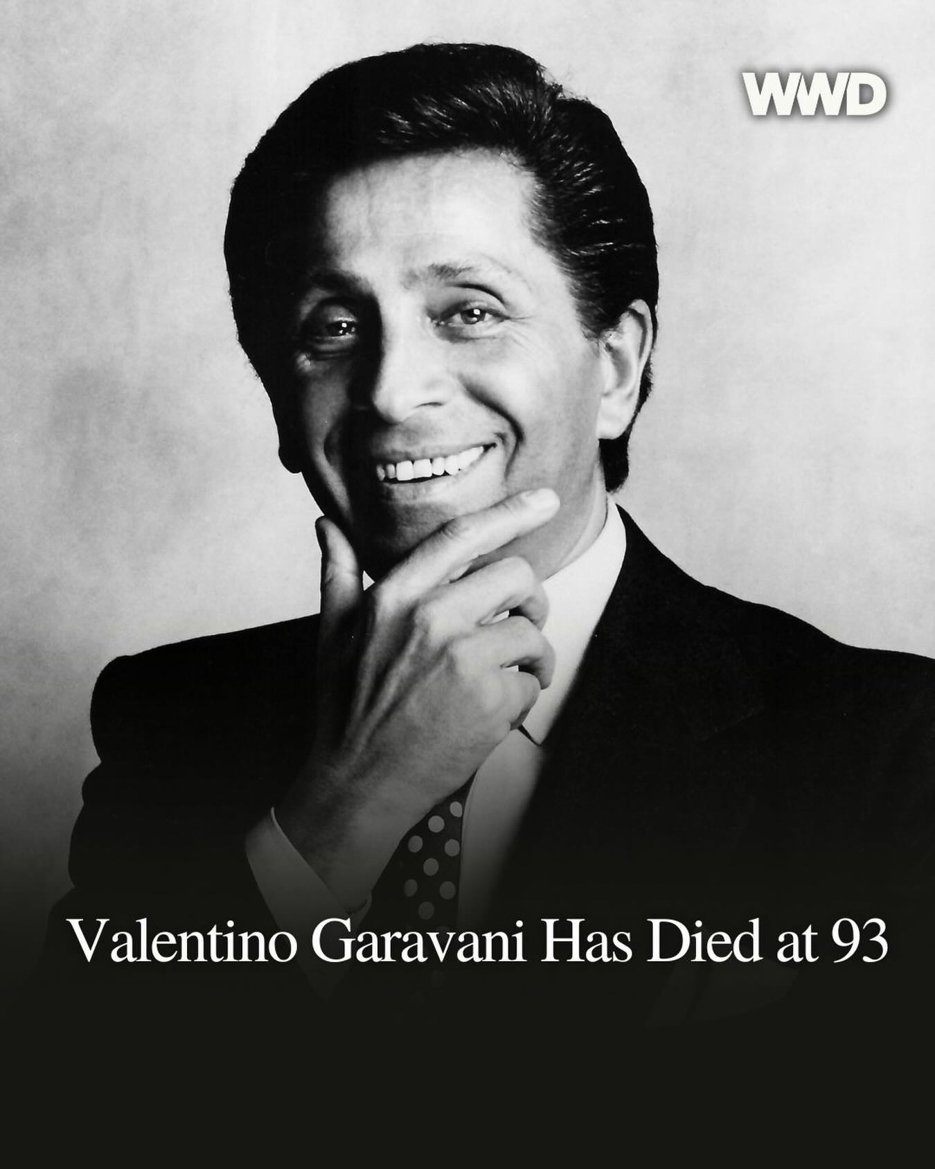 传奇设计师 、华伦天奴品牌创始人之一 Valentino Garavani 先生