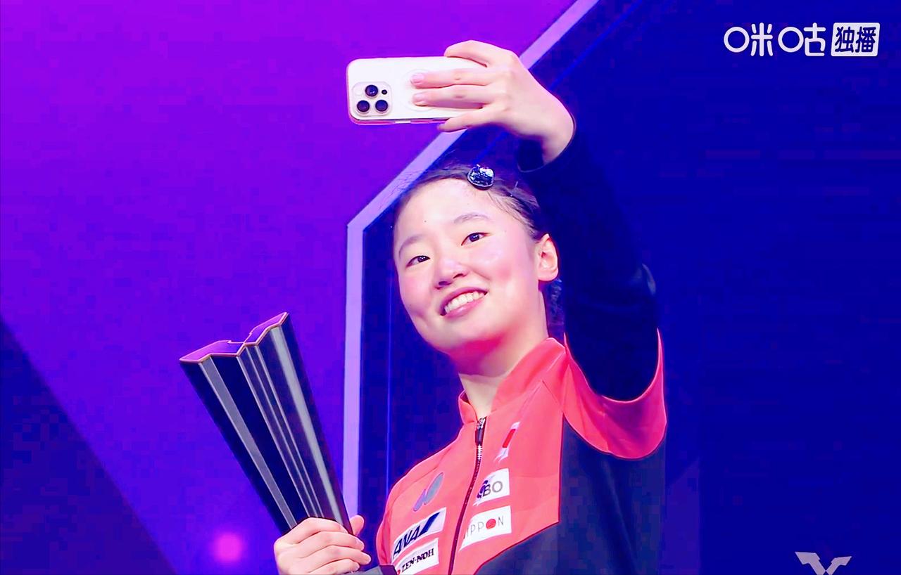 坏了！张本美和终于拿到了第一个世界冠军！

张本美和虽然排名世界第七，
但是除了