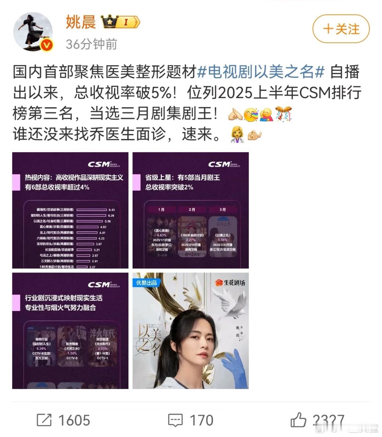 都说了业内看CSM反正不管看哪个榜第一都是藏海传 ​​​