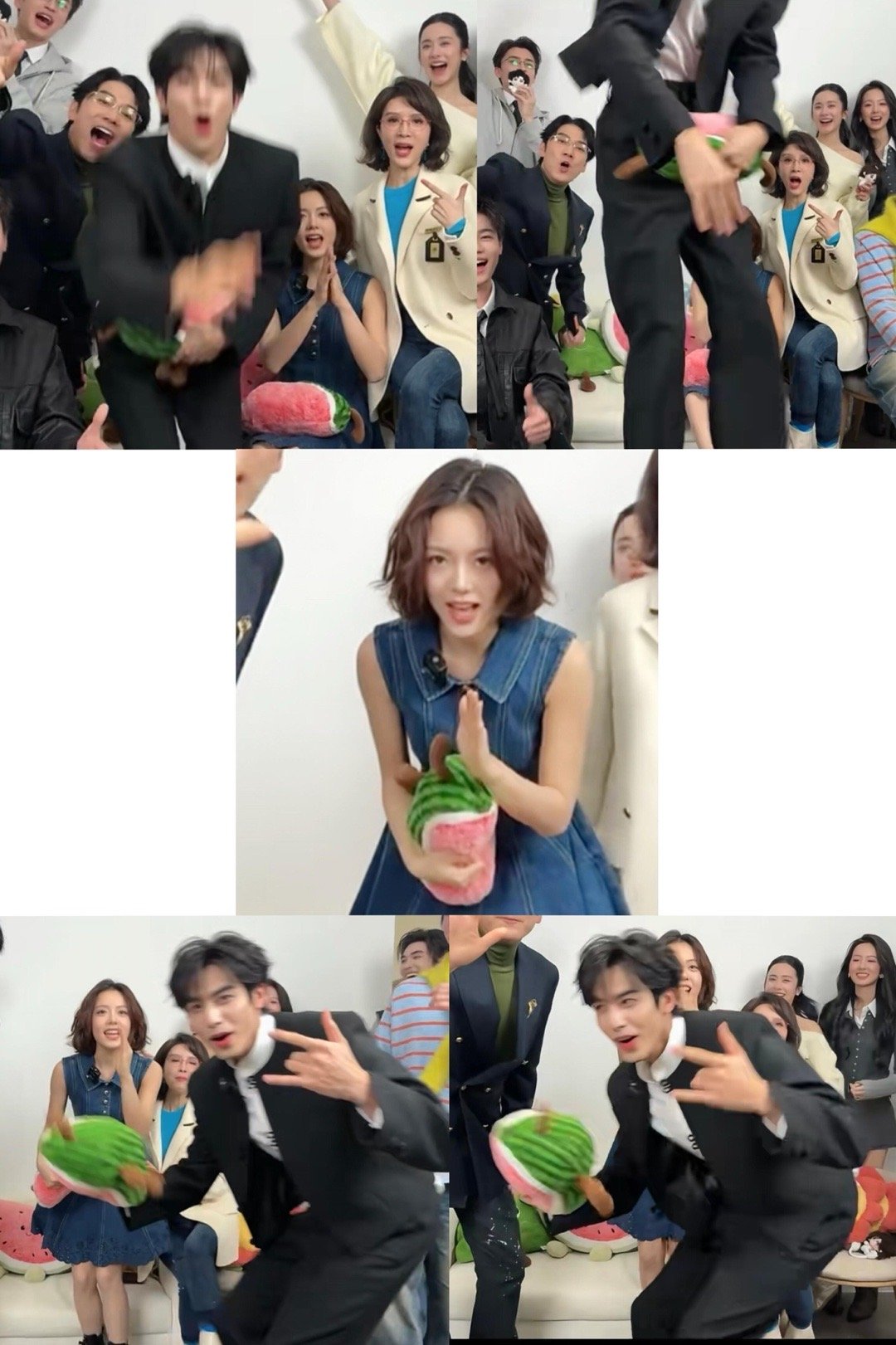 老麦急得给孙猴子念咒 笑死我了像是现场来了个上窜下跳的孙猴子，给老麦急得“念咒”