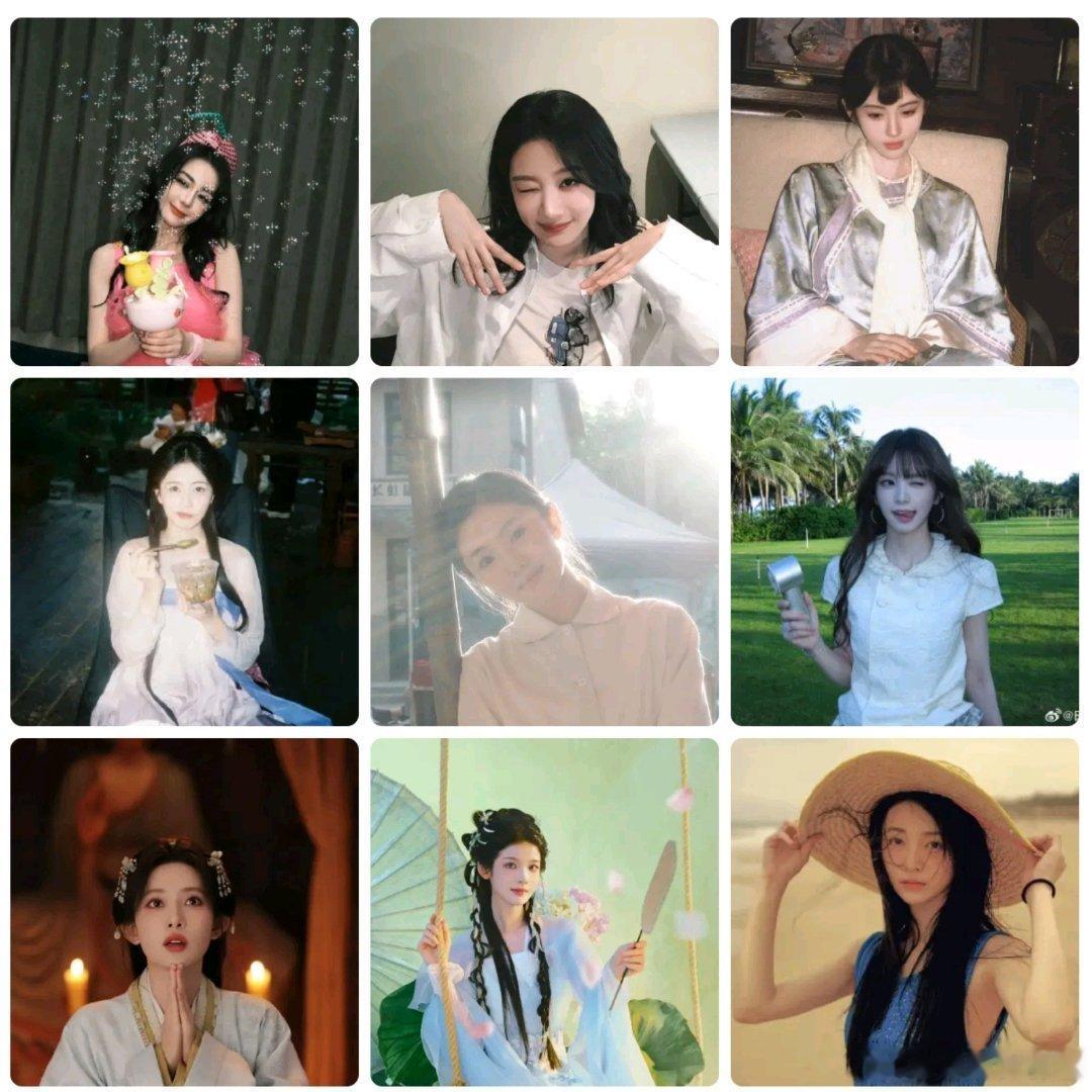 女星六一营业照女艺人六一营业照解锁六一高颜值合集，张淼怡清新治愈、周洁琼精致冷艳