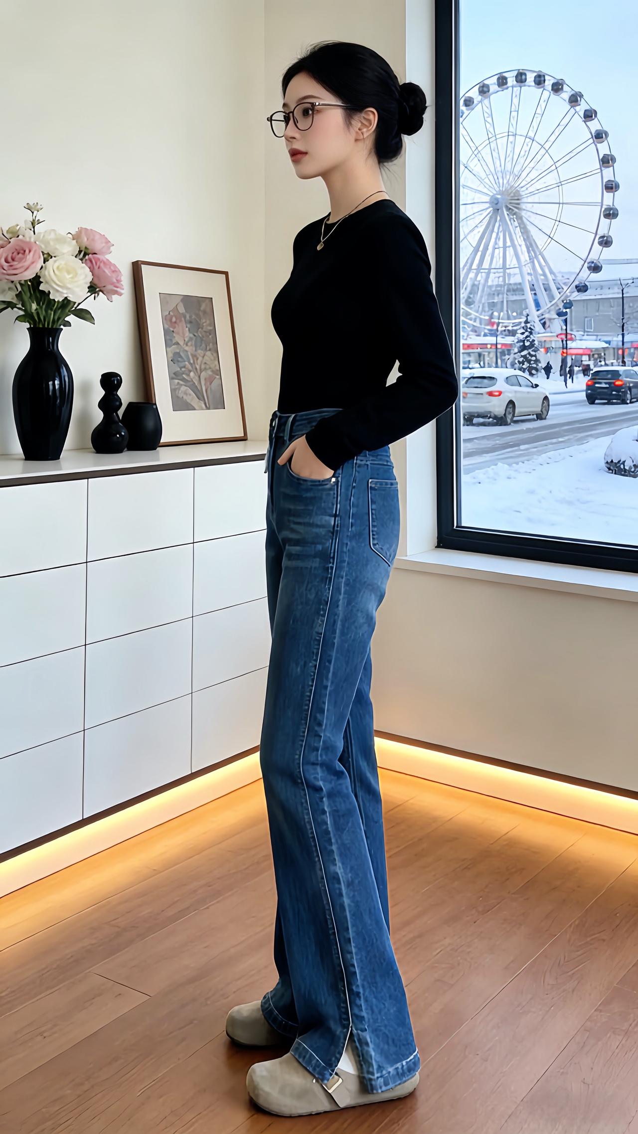 小个子穿搭 韩系穿搭 通勤搭配 冬季搭配 修饰腿型显腿长