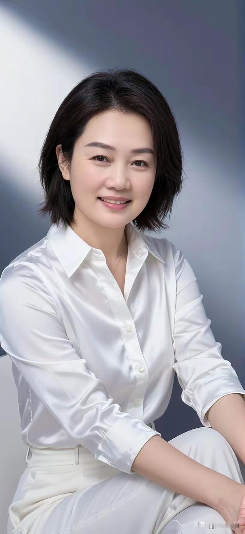 优雅白衬衫，自信满满，元气满满的一天！😊✨