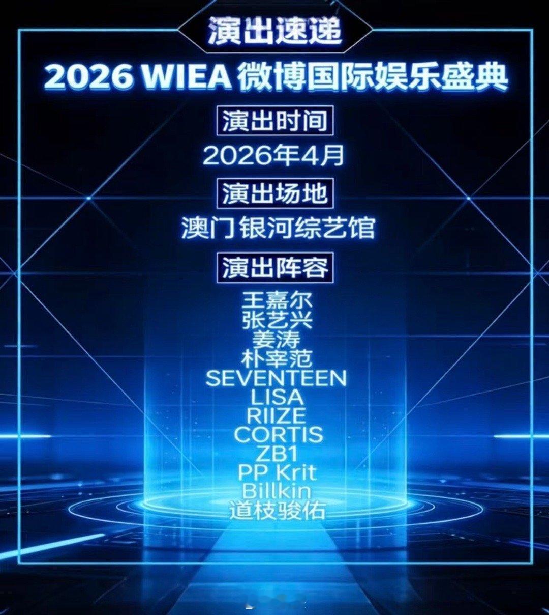 什么盛典集齐了中日韩泰爱豆 刷到名单时反复确认了三遍：这真的是我能免费看的阵容吗
