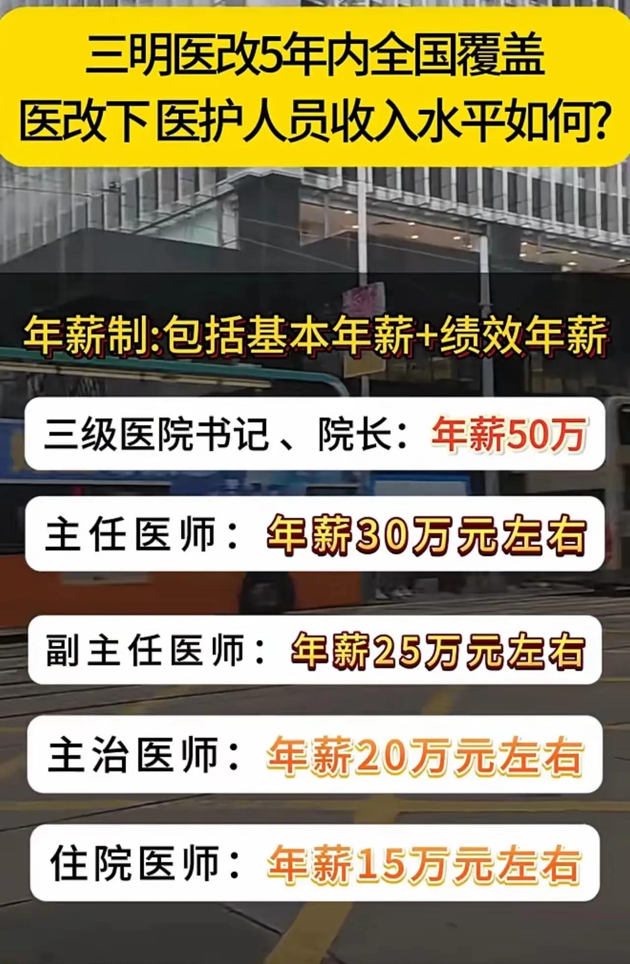 主治的薪级都能让我流口水！

请快点落实三明医改，求求了！

别等5年！就今年，