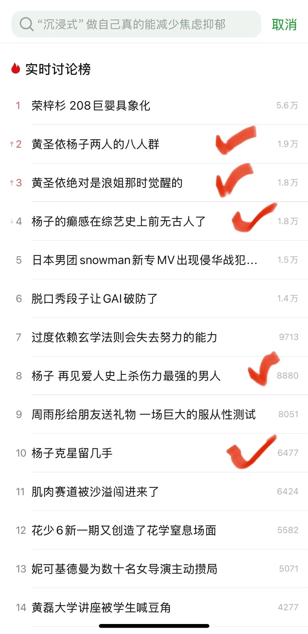 芒果这综艺因为请了黄圣依杨子话题度不用愁了 ​​​