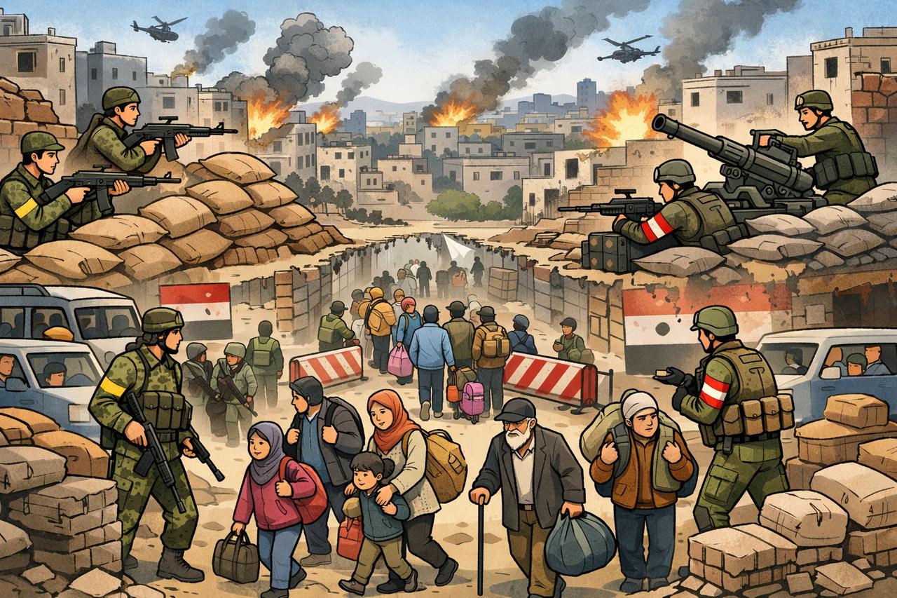 从1月6日开始，叙利亚的阿勒颇市又打起来了，到今天打到第三天，情况越来越严重了。