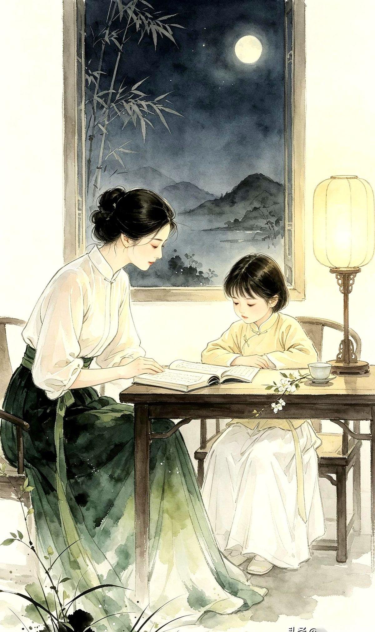 班里语文成绩稳在前几名的孩子，每天放学回家都会大声读几遍当天的课文。
拉开他们成