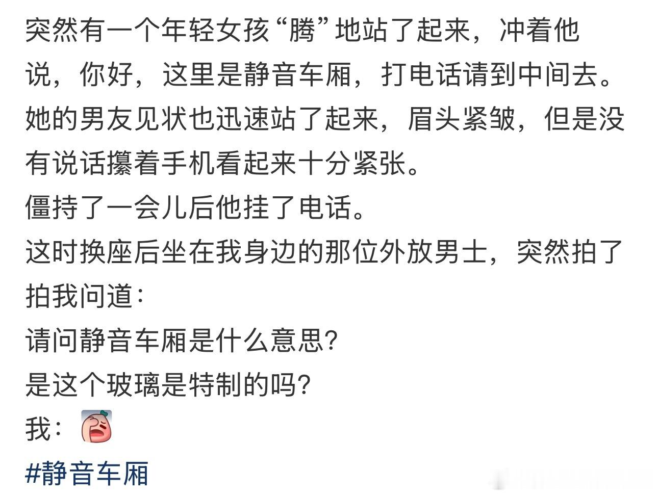 高铁静音车厢真的静音吗？有人说建议设置噪音车厢才能更好满足人们需求 你觉得呢？ 