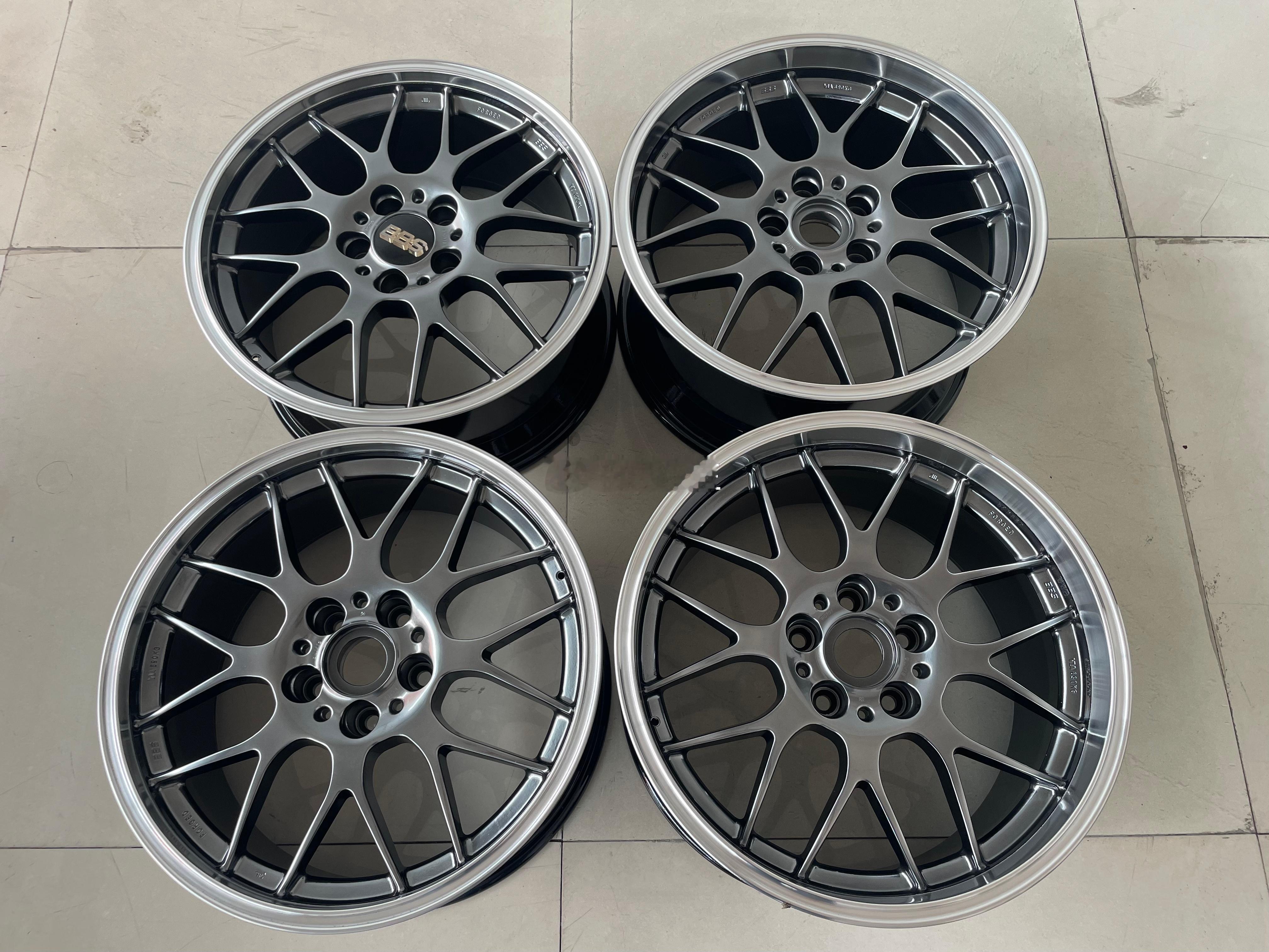 心情件：日本 BBS RGR DB色 锻造 18寸 8.5J ET36 9.5J