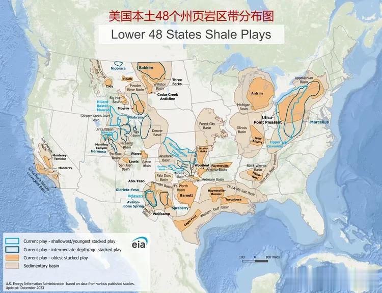 图说美国主要盆地/区带的石油产量

到目前为止，二叠盆地是美国石油产量最高的地区