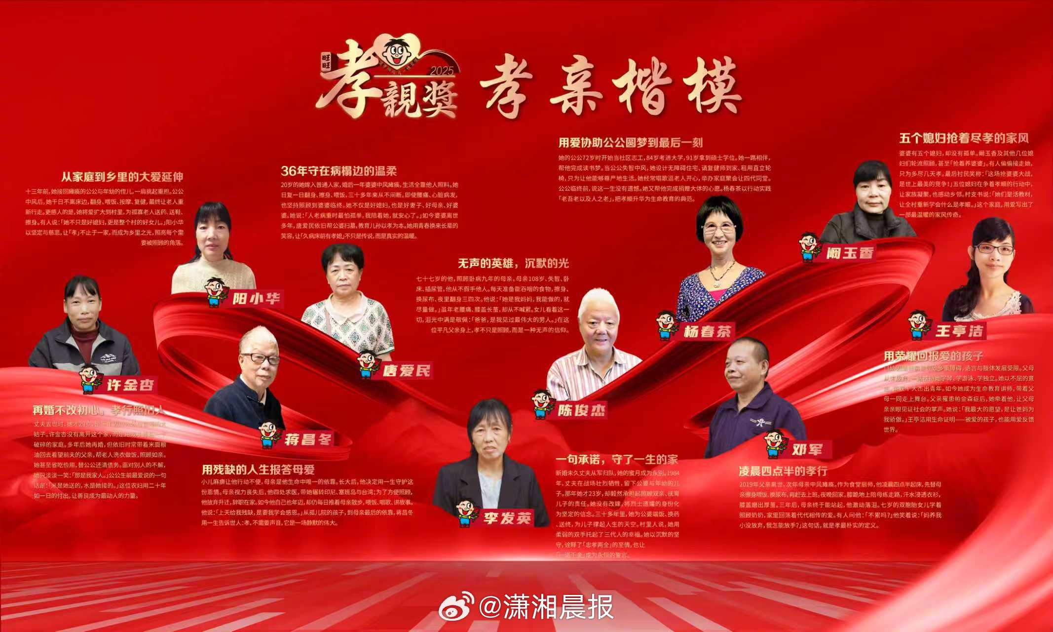 🔥孝顺不是任务，是藏在生活里的温柔！🔥 第四届#旺旺孝亲奖#获奖名单10月揭