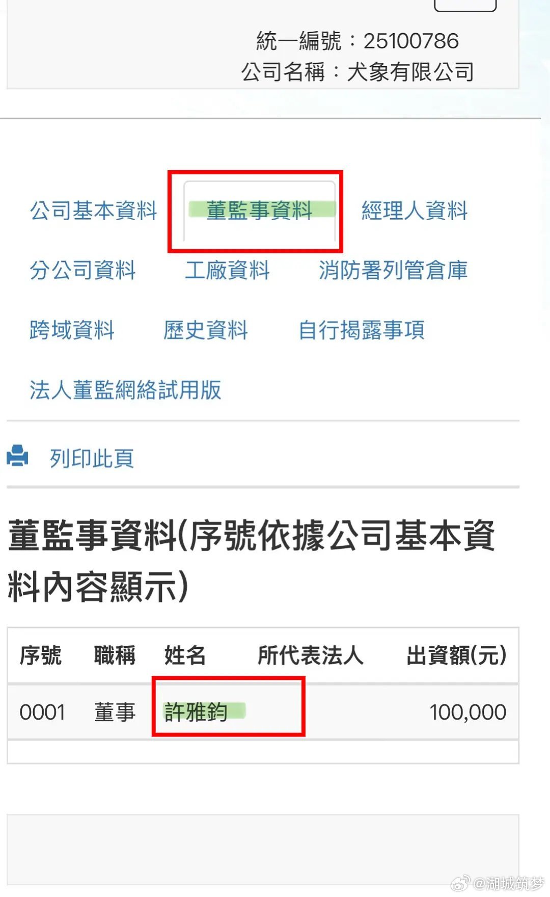 曝大S生前合开公司已转到小S老公名下曝大S生前与小S合开公司已转到许雅钧名下对呀