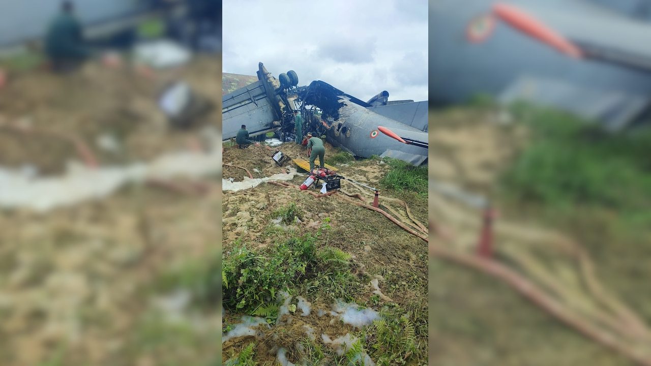 【#印度空军一架运输机在阿萨姆邦坠毁# 】据印度新德里电视台报道，当地时间6月1