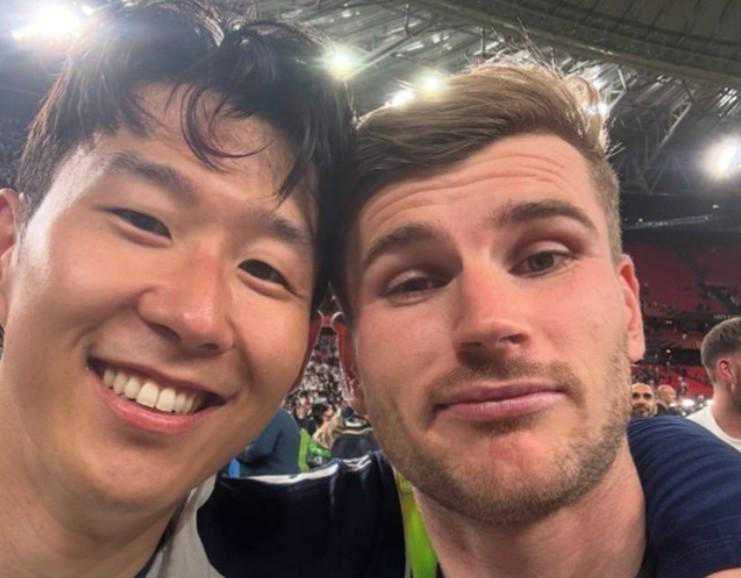 维尔纳：孙兴慜是我效力热刺时的好朋友，再次见到他很高兴在美职联常规赛洛杉矶主场对