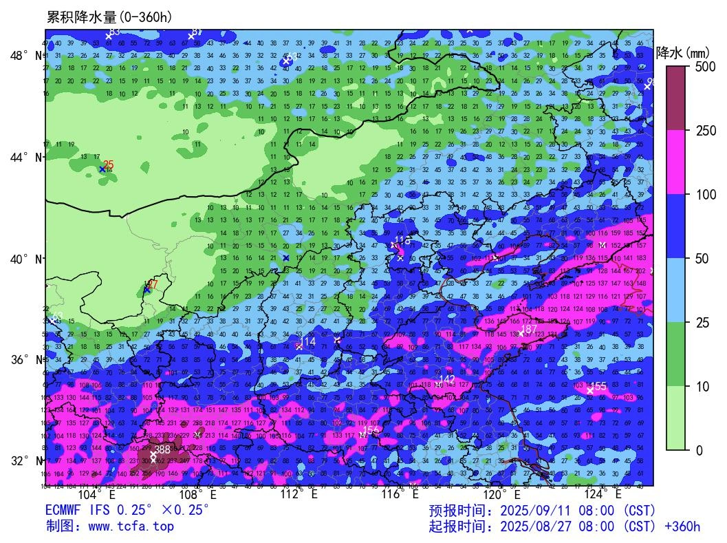 今夜起山东雨水再次增多，东部多暴雨！