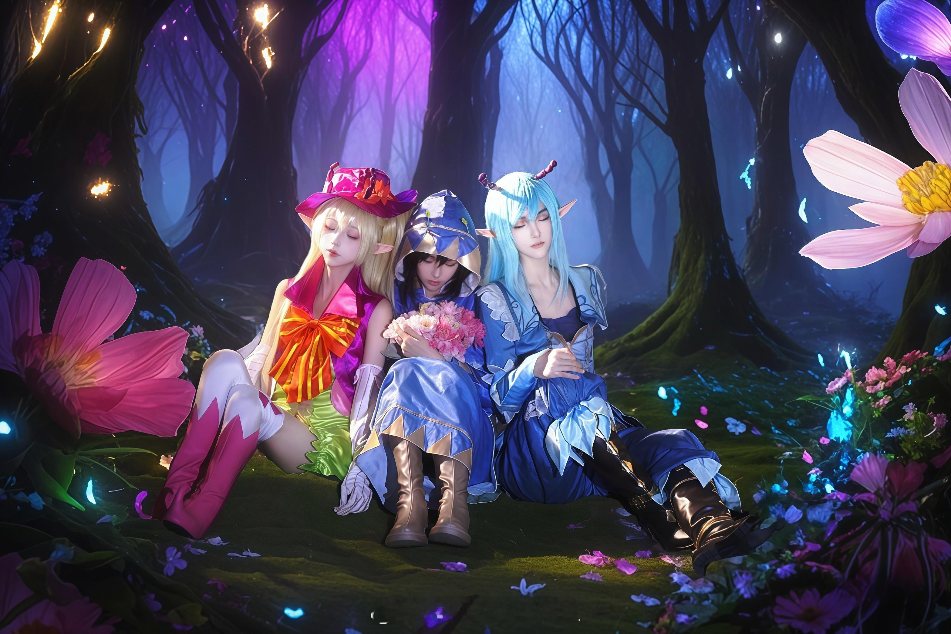 小花仙[超话]cosplay 🦋休息一会吧 ​​​