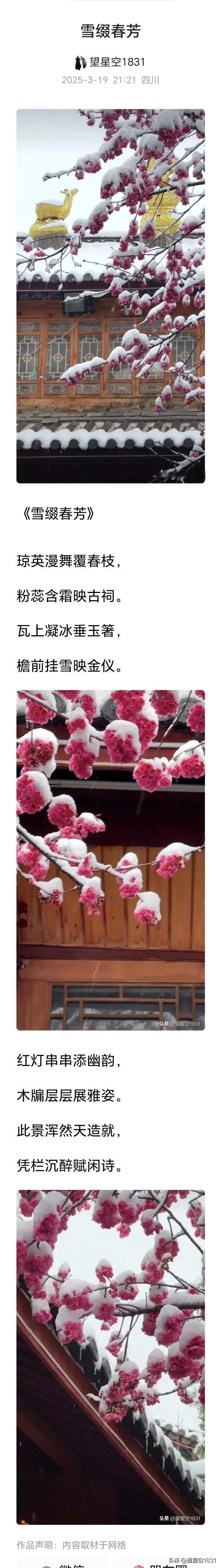 晒晒相册里的最美雪景