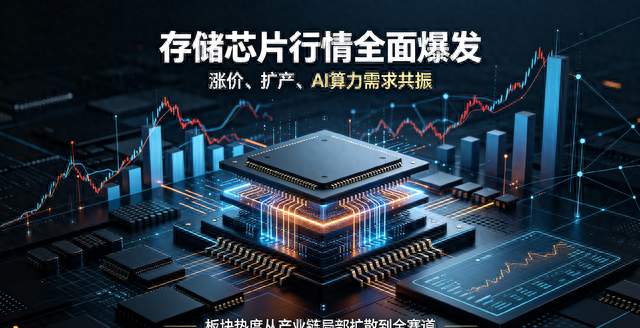 存储芯片行情全面爆发！深度紧缺大周期仍未真正开启