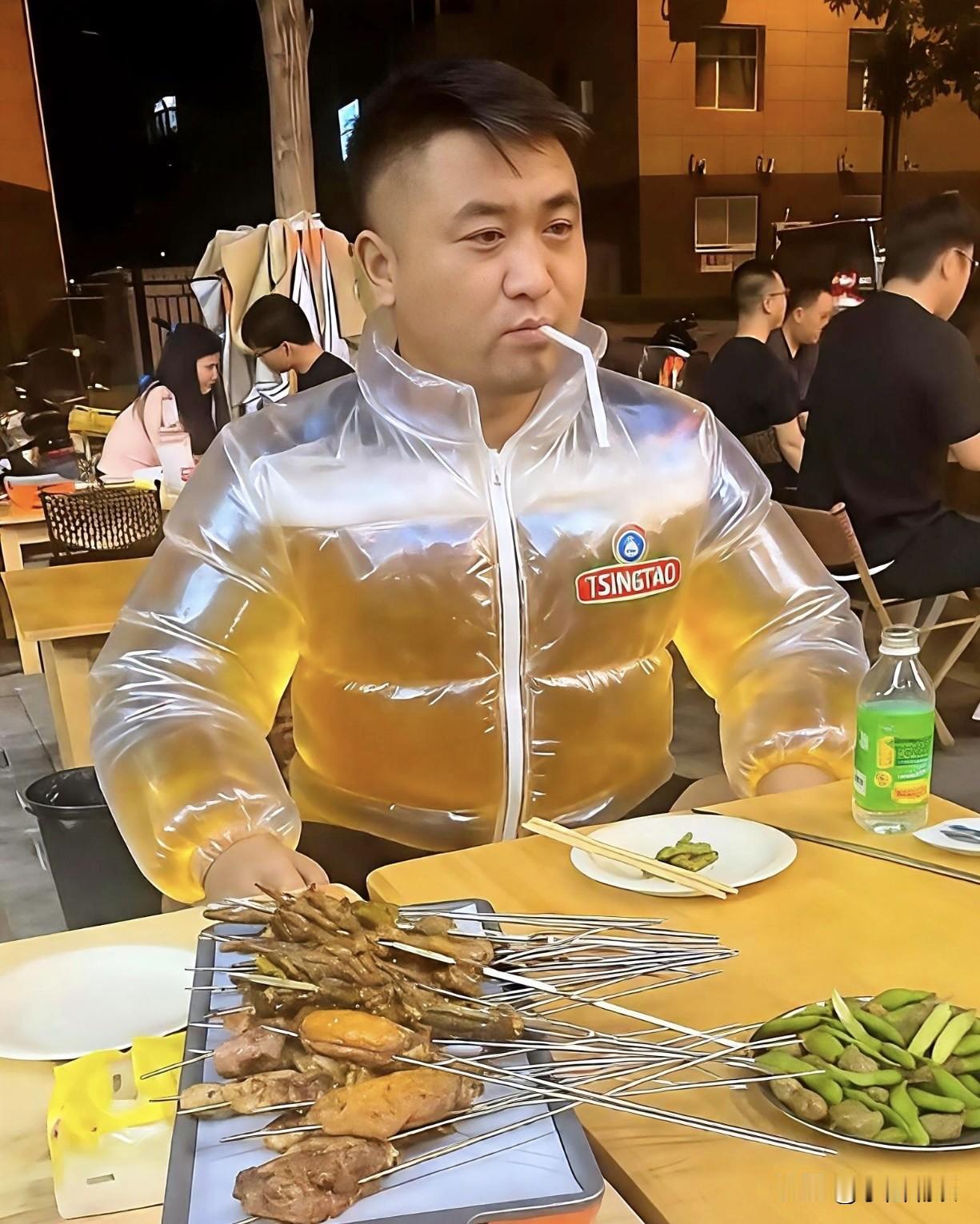 哈哈，兄弟，你这怎么让我想到了插着导尿管的病人呢？