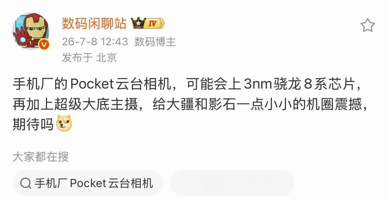 现存的手机大厂，哪个不是在血雨腥风中厮杀过来的？赶紧上吧，给这个赛道上上强度，来