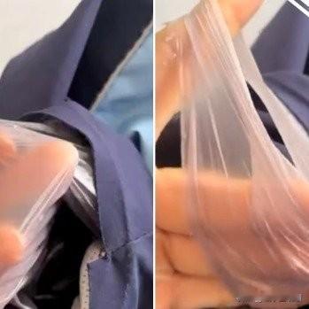 内蒙古赤峰锦山三小的校服太让人糟心了！家长拆开孩子破掉的校服，居然扯出一层透明薄