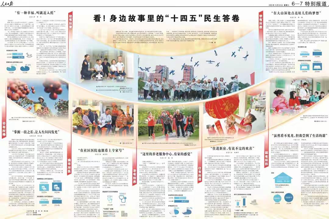 “十四五”民生答卷：身边故事里的幸福密码
 
这几年，“十四五”给咱老百姓的生活