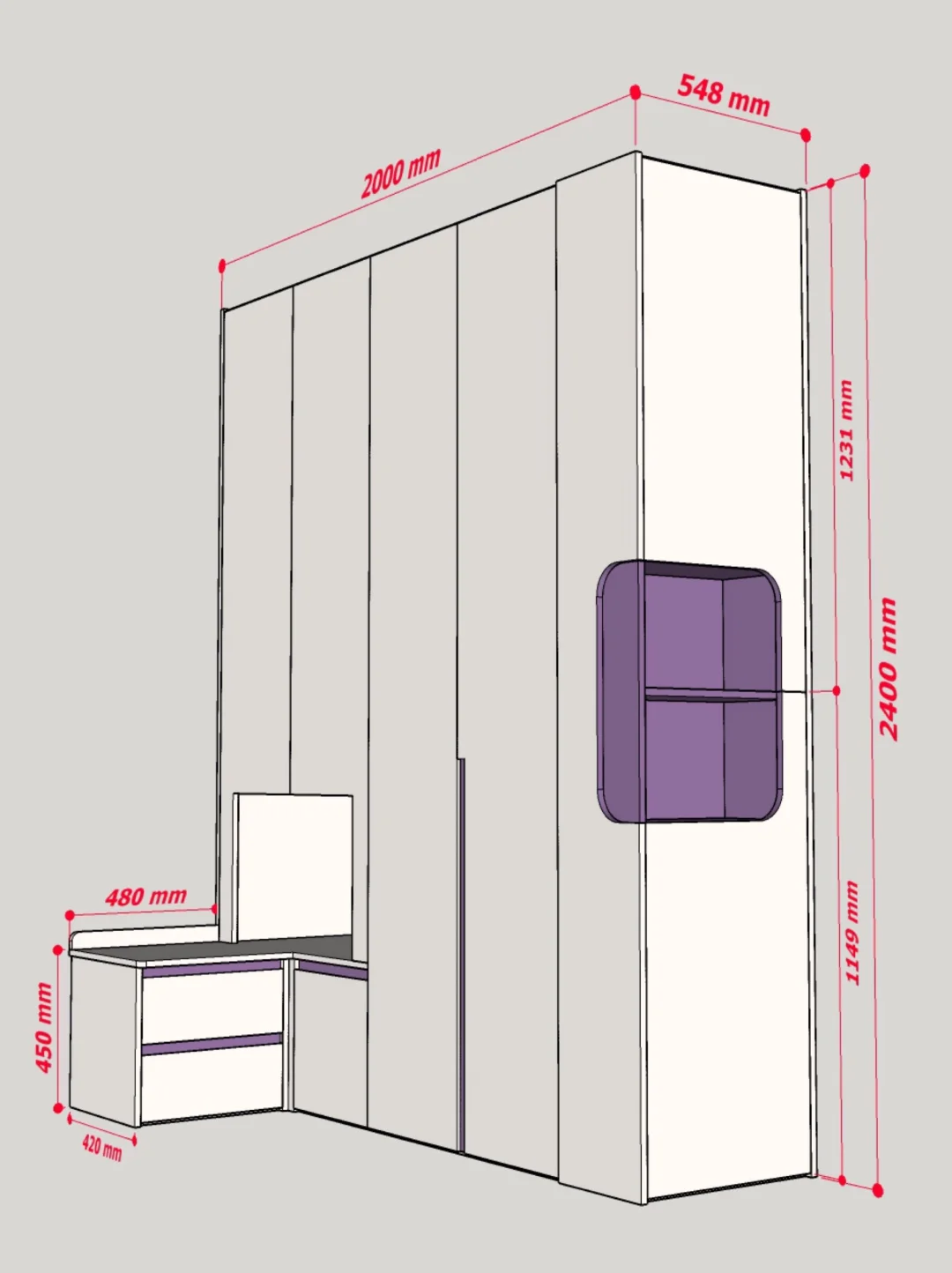 别问很多遍的衣柜设计（附带详细结构尺寸）